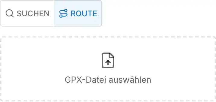 GPX hochladen