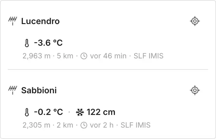 Wetterstationen