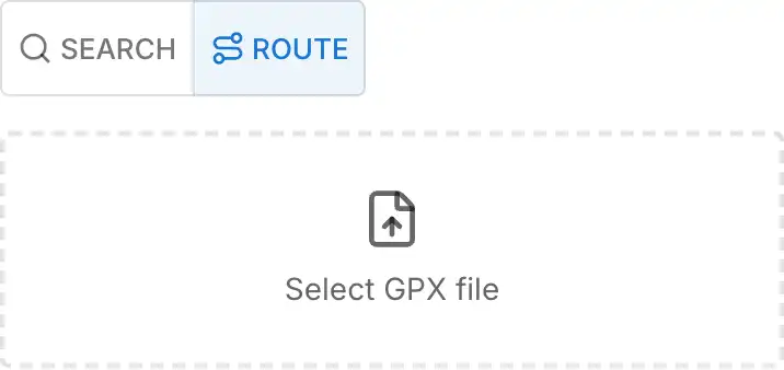 Upload GPX