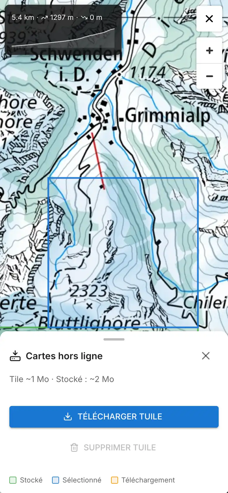 Cartes hors ligne