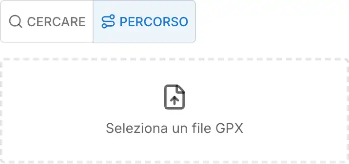 Caricare GPX